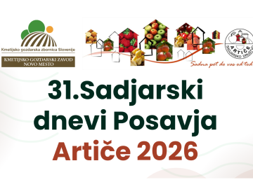 31. Sadjarski dnevi Posavja – Artiče 2026